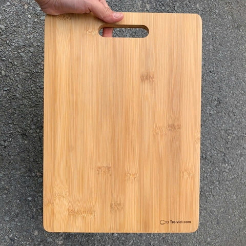 Thớt Tre Tròn Đẹp - Thớt Tre hình chữ nhật