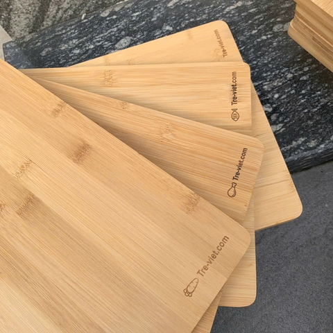 Thớt Tre Tròn Đẹp - Thớt Tre hình chữ nhật