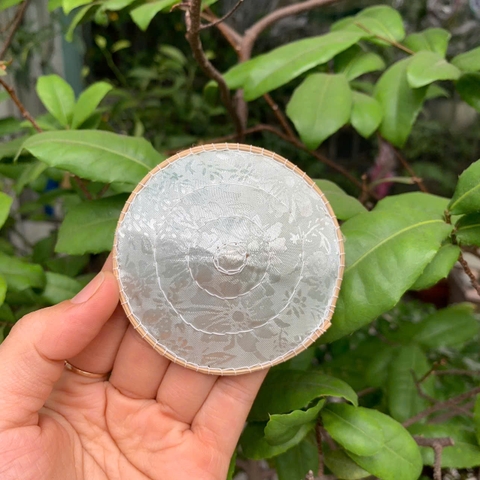 Móc khoá Nón Lá Lụa mini xinh xắn - Charm móc khoá làm quà tặng