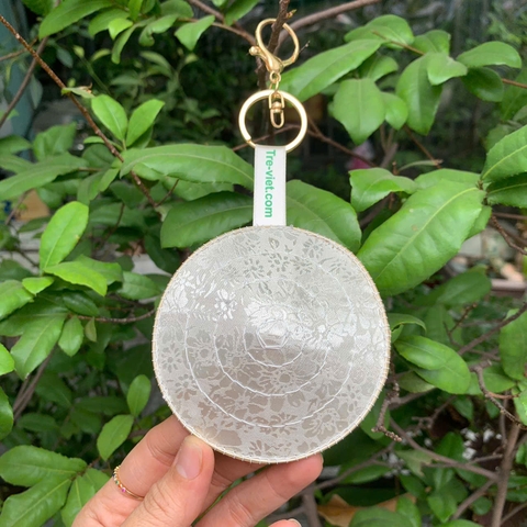 Móc khoá Nón Lá Lụa mini xinh xắn - Charm móc khoá làm quà tặng