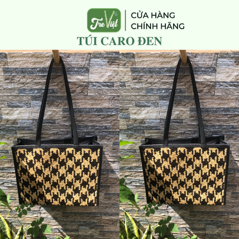 Túi Xách Caro Cỏ Bàng đi làm đi chơi