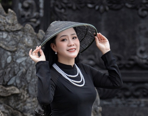 (Tặng Dây Đeo) Nón Khung Lưới Nan Tre , Nón Lá Thưa Chụp ảnh Áo Dài