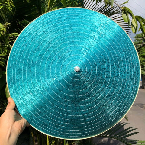 (16 vòng - 42cm )Nón lá LỤA đẹp - Nón lụa 2 lớp dày chắc chắn dùng che nắng/ chụp ảnh (có sẵn dây nón)