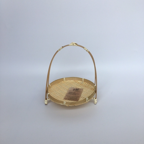 Mẹt tre tầng đựng đồ ăn trang trí - Kệ Mẹt Tầng