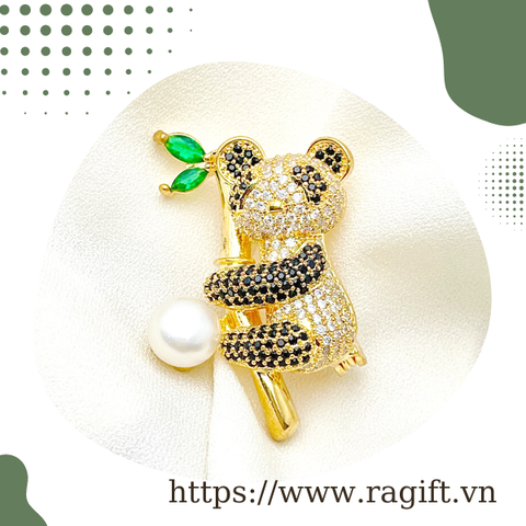 Cài áo cao cấp Ngọc trai –BR080