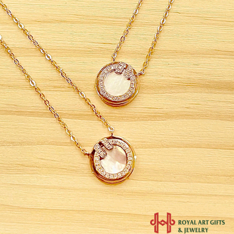 Dây chuyền vàng hồng