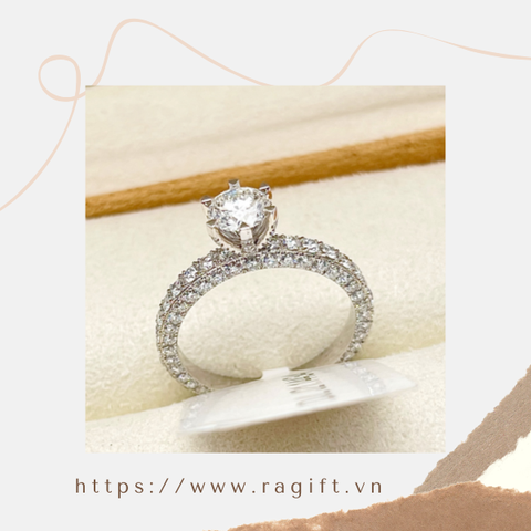 Nhẫn vàng trắng 