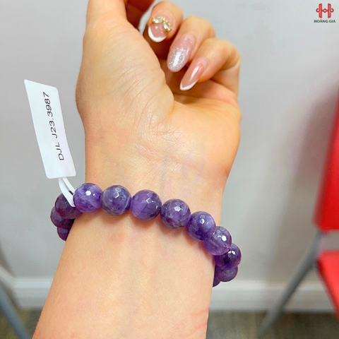 Vòng tay đá Thạch anh tím