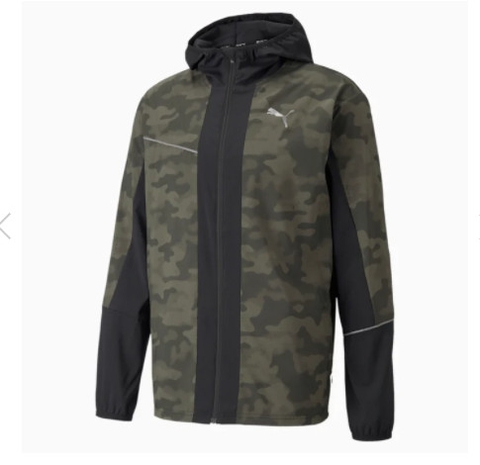 Áo khoác Chính Hãng - Puma  Running jacket With Hood 'Black' - 520859-01