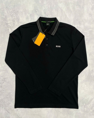 Áo Sweater Chính Hãng - Hugo Boss Paddy Polo ''Black/Grey'' - 8044818-040