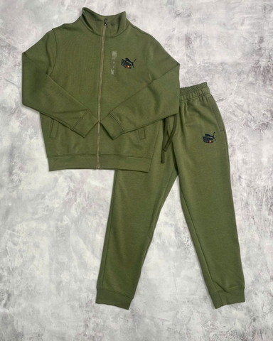 Bộ Thể Thao Chính Hãng - Puma Jeans Jogger 'Olive' -BPM-128