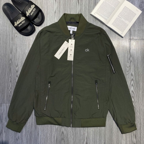Áo Khoác Chính Hãng - CALVIN KLEIN Solid Full Zip Bomber Jacket Men's 