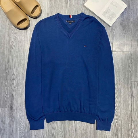 Áo Sweater Chính Hãng - Tommy Hilfiger V-neck Regular Fit 