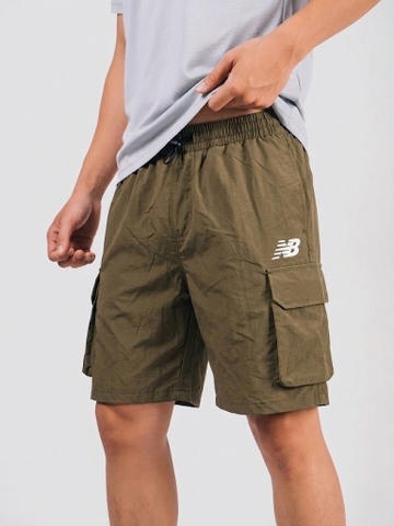 Quần Shorts Chính Hãng - New Balance Lifestyle Cargo Shorts 'Olive' - NB41630