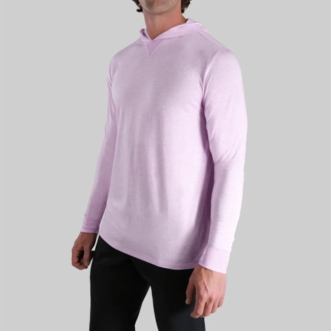 Áo Hoodie Chính Hãng - 2UNDR Luxury Long Sleeve Hooded Tee “Lavender” - 2UNDR-LAVENDER