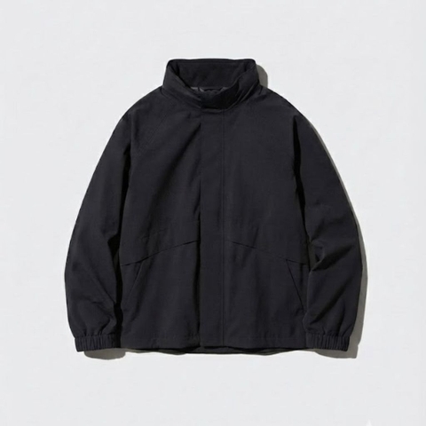 Áo Khoác Gió Chính Hãng - Uniqlo Windproof Stand Blouson 