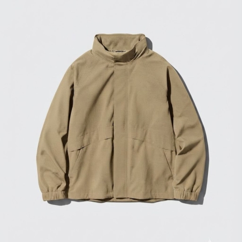 Áo Khoác Gió Chính Hãng - Uniqlo Windproof Stand Blouson 