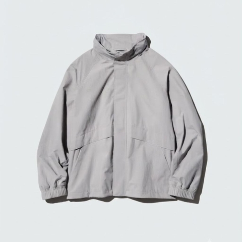Áo Khoác Gió Chính Hãng - Uniqlo Windproof Stand Blouson 