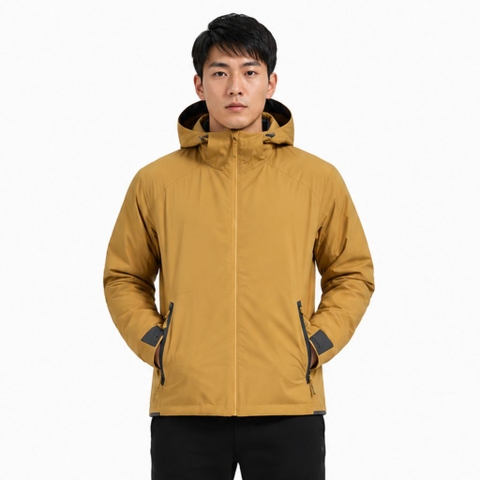 Áo Khoác Gió Chính Hãng - All In Motion Windbreaker Camo Stone Hood Lightweight Packable Jacket - AMW2007-009