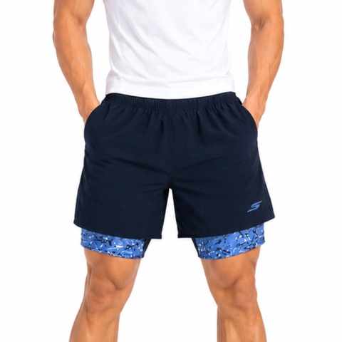 Quần Shorts Chính Hãng - Skechers Performance 2-in-1 Training Shorts 