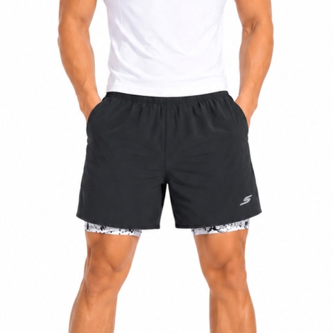 Quần Shorts Chính Hãng - Skechers Performance 2-in-1 Training Shorts 