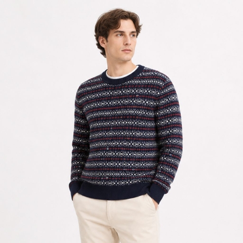 Áo Sweater Chính Hãng - Tommy Hilfiger Christmas Holiday Wool - 78J3792460 -100