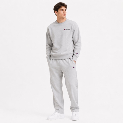 Bộ Thu Đông Chính Hãng - Champion Crewneck Sweatshirt & Sweatpants Set 