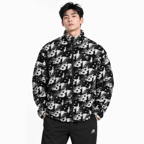Áo Khoác Chính Hãng - New Blance Men's Monogram Full Zip Fleece Jacket 
