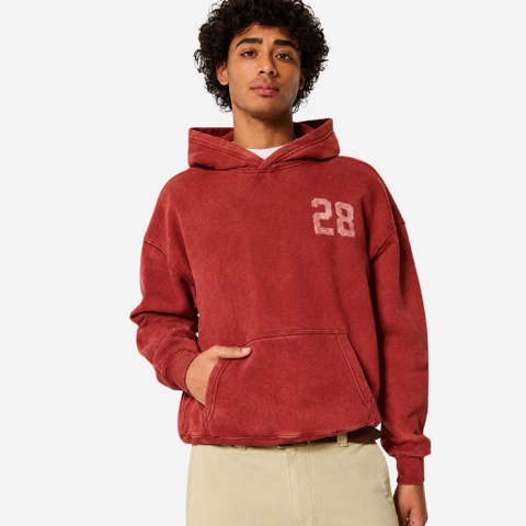 Áo Hoodie Chính Hãng - Hollister Boxy Hoodie 