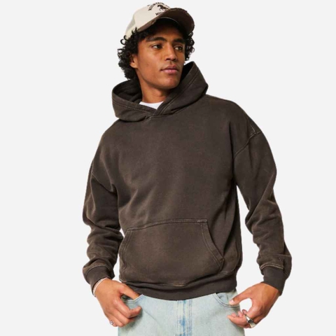 Áo Hoodie Chính Hãng - Hollister Boxy Hoodie 