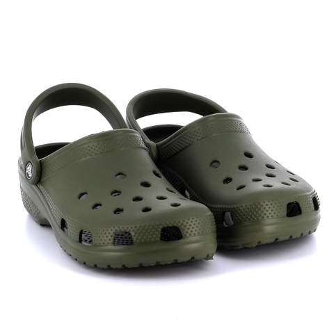 DÉP CHÍNH HÃNG - SỤC CROCS CLASSIC CLOG Men Army Green - 10001-309