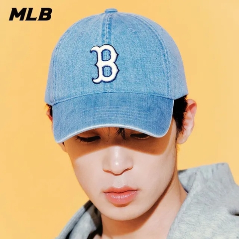 Phụ Kiện Chính Hãng - Mũ Nón Lưỡi Trai MLB Boston 'Denim' - 3ACPD013N-43SBL