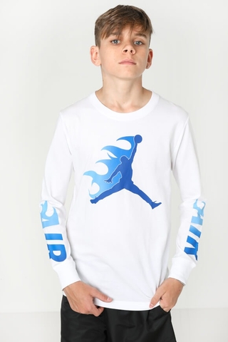 Áo Trẻ Em -  Jordan Jumpman Flame Long Sleeve Tee - AST-03