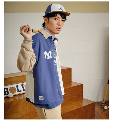 Áo Sơ Mi Chính Hãng - NEW ERA NEW YORK YANKEES NAVY CREAM - 13559717
