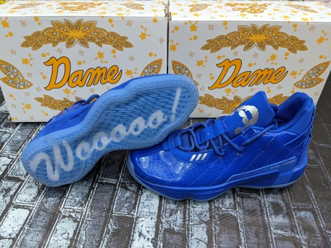 Giày Bóng Rổ Adidas Ric Flair x Dame 7 'Royal Blue' - FY2807