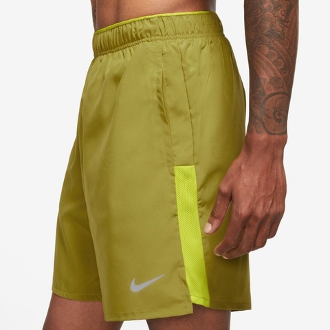 Quần Shorts Chính Hãng - Nike Running Dri-fit Kèm Sịp 7in 'Dark Yellow' - DV9360
