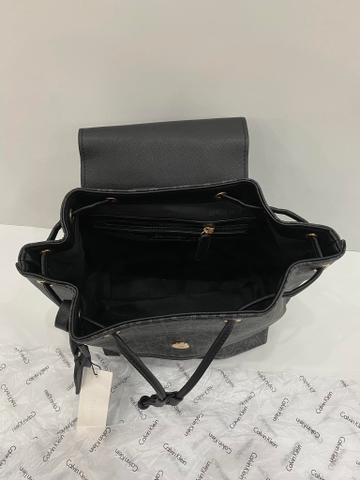 Balo thời trang nữ Calvin Klein Camvas Mini Black - BACK010