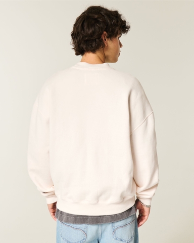 Áo Sweater Chính Hãng - Hollister Boxy University at Buffalo Bulls Graphic Crew Sweatshirt 