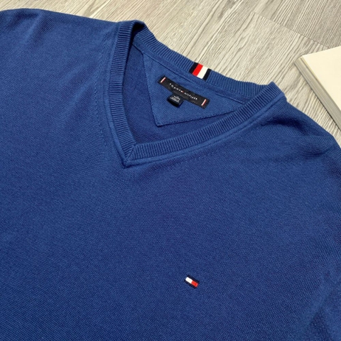 Áo Sweater Chính Hãng - Tommy Hilfiger V-neck Regular Fit 