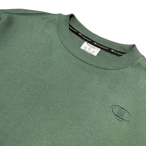 Bộ Thể Thao Chính Hãng - Bộ Nỉ Lót Bông  Champion Sweater '' Green'' - CB002