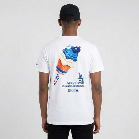 Áo TShirts Chính Hãng - New Era x MLB Logo Cream '' White'' - 14179168