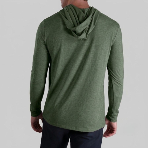Áo Hoodie Chính Hãng - 2UNDR Luxury Long Sleeve Hooded Tee “Forest Green” - 2UNDR-FGREEN