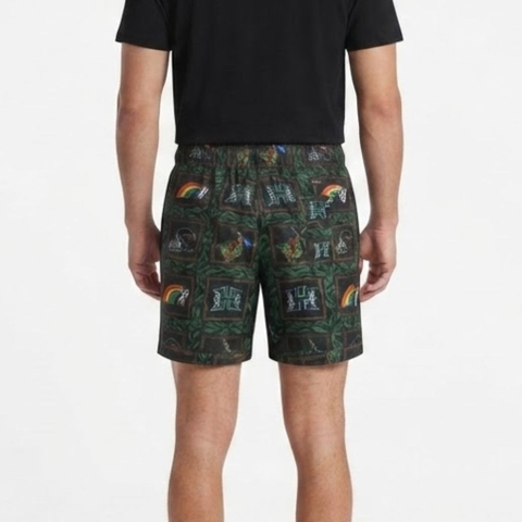 Quần Shorts Chính Hãng - SPECLO Men's Drawstring Waist All-Over Beach Shorts - SPL0907-002