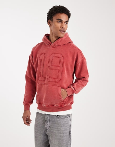 Áo Hoodie Chính Hãng - Hollister Boxy Fit With Front Pocket 