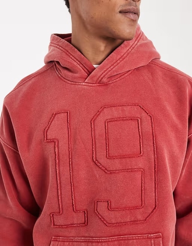 Áo Hoodie Chính Hãng - Hollister Boxy Fit With Front Pocket 