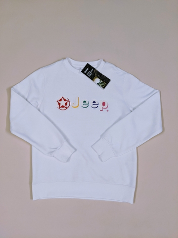 ÁO SWEATSHIRTS CHÍNH HÃNG - Sweatshirts Jeep White - JEEP-100