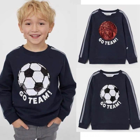Áo Trẻ Em - H.M Sweater Kim Sa 2 Mặt - HM1969