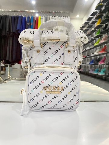 PHỤ KIỆN CHÍNH HÃNG - Túi Nữ Guess Crossbody Bag - 21GF008-White