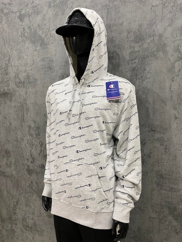 Áo Hoodie - Champion men's print pullover ' Gray ' - AM166-PHC