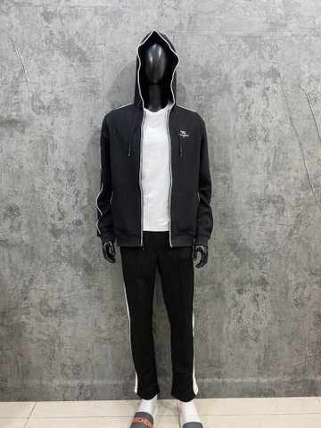 ÁO KHOÁC CHÍNH HÃNG - Karl Lagerfeld Paris HOODED TRACK JACKET - LM2K3900-BLACK